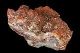 Natural, Red Quartz Crystal Cluster - Morocco #142927-1